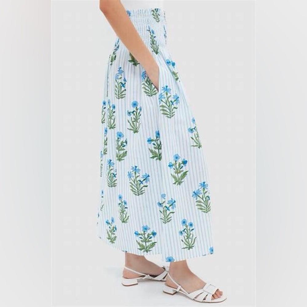 Pink City Prints Lily Stripe Alba Skirt - Size M/L - Picture 4 of 10
